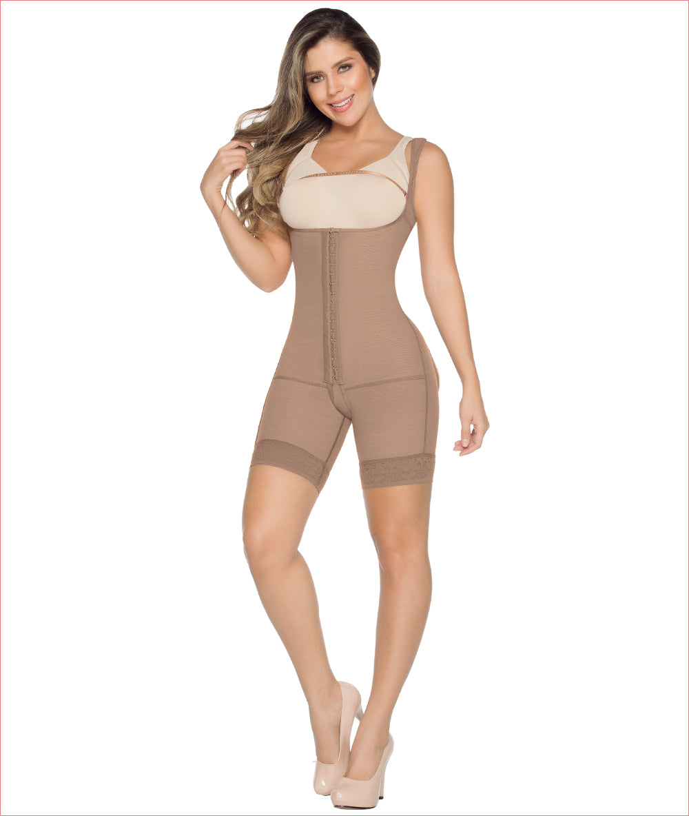 Post Op Compression Garment Buttocks Enhancer Mid Thigh Length Bodysuit C9003 Post Op Compression Garment Buttocks Enhancer Mid Thigh Length Bodysuit C9003