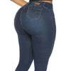 Classic Skinny Curvy BBL Blue Jeans for women - J8742C