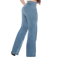 Bootcut SkyBlue Jean for women - Palazzo - J82229
