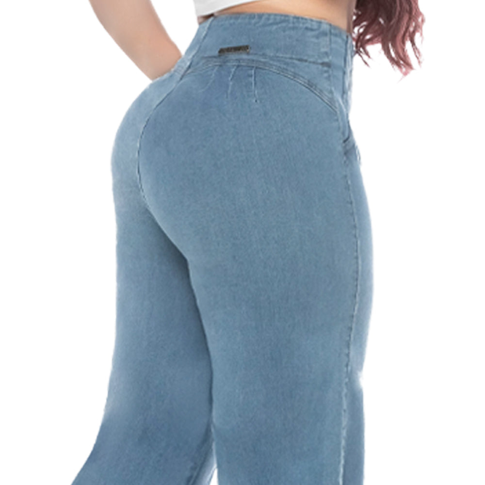 Bootcut SkyBlue Jean for women - Palazzo - J82229