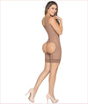 Post Op Compression Garment Buttocks Enhancer  Mid Thigh Length Bodysuit C9003