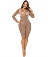 Post Op shapewear with sleeves and bra bodysuit - C9012