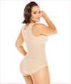 Firm compression girdle - Panty style with bra Bodysuit - C4191