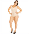 Firm compression girdle - Panty style with bra Bodysuit - C4191